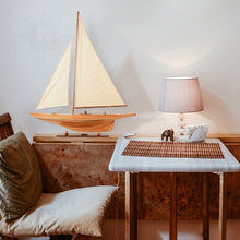 Load image into Gallery viewer, COLUMBIA YACHT L Model Yacht | Museum-quality | Partially Assembled Wooden Ship Model