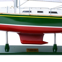Load image into Gallery viewer, OMEGA YACHT Model Yacht | Museum-quality | Partially Assembled Wooden Ship Model