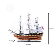Load image into Gallery viewer, CONSTITUTION MODEL SHIP COPPER BOTTOM | Museum-quality | Fully Assembled Wooden Ship Models