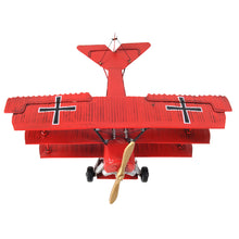 Load image into Gallery viewer, 1917 RED BARON FOKKER TRIPLANE | scale model aircraft | Miniatures |Vintage arts and crafts for decoration