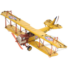 Load image into Gallery viewer, 1918 YELLOW CURTISS JN-4 1:24 | scale model aircraft | Miniatures |Vintage arts and crafts for decoration