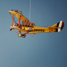 Load image into Gallery viewer, 1918 YELLOW CURTISS JN-4 1:24 | scale model aircraft | Miniatures |Vintage arts and crafts for decoration