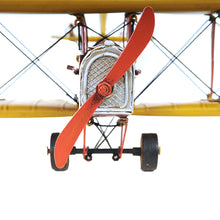 Load image into Gallery viewer, 1918 YELLOW CURTISS JN-4 1:24 | scale model aircraft | Miniatures |Vintage arts and crafts for decoration