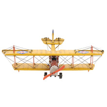 Load image into Gallery viewer, 1918 YELLOW CURTISS JN-4 1:24 | scale model aircraft | Miniatures |Vintage arts and crafts for decoration