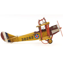 Load image into Gallery viewer, 1918 YELLOW CURTISS JN-4 1:24 | scale model aircraft | Miniatures |Vintage arts and crafts for decoration