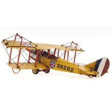 Load image into Gallery viewer, 1918 YELLOW CURTISS JN-4 1:24 | scale model aircraft | Miniatures |Vintage arts and crafts for decoration