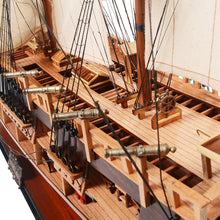 Load image into Gallery viewer, HMS ENDEAVOUR MODEL SHIP OPEN HULL | Museum-quality | Fully Assembled Wooden Ship Models