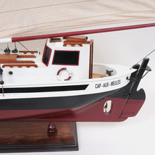 Load image into Gallery viewer, LA GASPÉSIENNE PAINTED | Museum-quality | Fully Assembled Wooden Ship Model