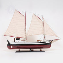 Load image into Gallery viewer, LA GASPÉSIENNE PAINTED | Museum-quality | Fully Assembled Wooden Ship Model