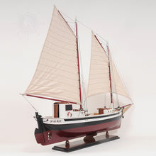 Load image into Gallery viewer, LA GASPÉSIENNE PAINTED | Museum-quality | Fully Assembled Wooden Ship Model