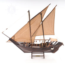 Load image into Gallery viewer, DHOW MODEL BOAT MEDIUM | Museum-quality | Fully Assembled Wooden Model boats