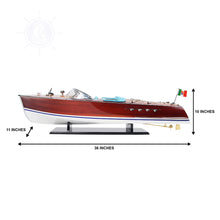 Load image into Gallery viewer, RIVA TRITON MODEL BOAT PAINTED LARGE | Museum-quality | Fully Assembled Wooden Model boats
