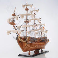 Load image into Gallery viewer, SAN FELIPE MODEL SHIP OPEN HULL | Museum-quality | Fully Assembled Wooden Ship Models