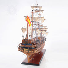Load image into Gallery viewer, SAN FELIPE MODEL SHIP OPEN HULL | Museum-quality | Fully Assembled Wooden Ship Models