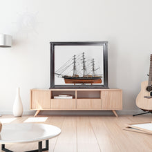 Load image into Gallery viewer, TABLE TOP DISPLAY CASE MEDIUM FRONT OPEN | HIGH QUALITY| Handcrafted Wooden Display Case for Model Ships