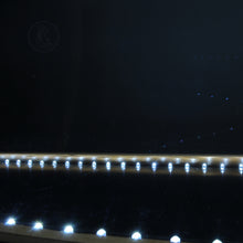 Load image into Gallery viewer, FLOOR DISPLAY CASE CLEAR FINISH WITH LED LIGHTS | HIGH QUALITY| Handcrafted Wooden Display Case for Model Ships