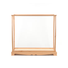 Load image into Gallery viewer, DISPLAY CASE FOR MIDSIZE TALL SHIP CLEAR FINISH | HIGH QUALITY| Handcrafted Wooden Display Case for Model Ships
