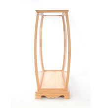 Load image into Gallery viewer, DISPLAY CASE FOR MIDSIZE TALL SHIP CLEAR FINISH | HIGH QUALITY| Handcrafted Wooden Display Case for Model Ships