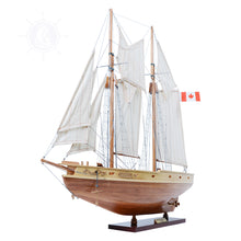 Load image into Gallery viewer, BLUENOSE II FULLY ASSEMBLED 29.5 INCHES | Museum-quality | Fully Assembled Wooden Ship Model