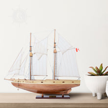 Load image into Gallery viewer, BLUENOSE II FULLY ASSEMBLED 29.5 INCHES | Museum-quality | Fully Assembled Wooden Ship Model