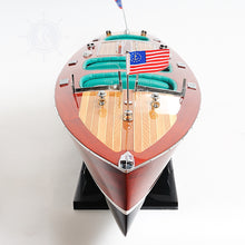 Load image into Gallery viewer, CHRIS CRAFT TRIPLE COCKPIT MODEL BOAT PAINTED | Museum-quality | Fully Assembled Wooden Model boats