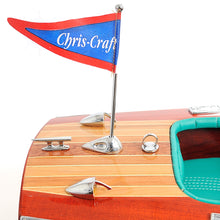 Load image into Gallery viewer, CHRIS CRAFT TRIPLE COCKPIT MODEL BOAT PAINTED | Museum-quality | Fully Assembled Wooden Model boats