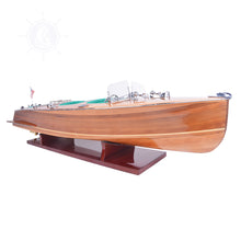 Load image into Gallery viewer, CHRIS CRAFT TRIPLE COCKPIT MODEL BOAT | Museum-quality | Fully Assembled Wooden Model boats
