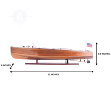 Load image into Gallery viewer, CHRIS CRAFT TRIPLE COCKPIT MODEL BOAT | Museum-quality | Fully Assembled Wooden Model boats