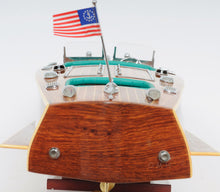 Load image into Gallery viewer, CHRIS CRAFT TRIPLE COCKPIT MODEL BOAT WITH DISPLAY CASE | Museum-quality | Fully Assembled Wooden Model boats
