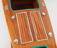 Load image into Gallery viewer, CHRIS CRAFT TRIPLE COCKPIT MODEL BOAT WITH DISPLAY CASE | Museum-quality | Fully Assembled Wooden Model boats
