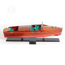 Load image into Gallery viewer, CHRIS CRAFT RUNABOUT MODEL BOAT PAINTED | Museum-quality | Fully Assembled Wooden Model boats