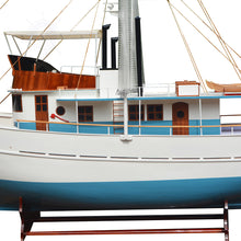 Load image into Gallery viewer, DICKIE WALKER MODEL BOAT XXXL | Museum-quality | Fully Assembled Wooden Model boats
