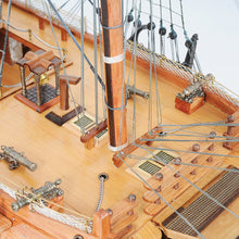 Load image into Gallery viewer, HMS VICTORY MODEL SHIP 56L WITH DISPLAY CASE XL NO GLASS | Museum-quality | Fully Assembled Wooden Ship Models