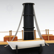 Load image into Gallery viewer, CSS VIRGINIA MODEL BOAT WITH DISPLAY CASE | Museum-quality | Fully Assembled Wooden Model boats