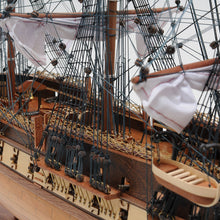 Load image into Gallery viewer, USS CONSTITUTION MODEL SHIP LARGE WITH TABLE TOP DISPLAY CASE | Museum-quality | Fully Assembled Wooden Ship Models