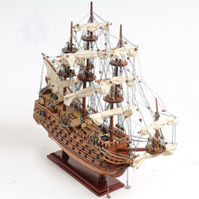 Load image into Gallery viewer, SAN FELIPE MODEL SHIP SMALL WITH DISPLAY CASE | Museum-quality | Fully Assembled Wooden Ship Models