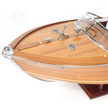 Load image into Gallery viewer, AQUARAMA MODEL BOAT EXCLUSIVE EDITION WITH DISPLAY CASE| Museum-quality | Fully Assembled Wooden Model boats