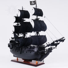 Load image into Gallery viewer, BLACK PEARL PIRATE SHIP MODEL SHIP LARGE WITH TABLE TOP DISPLAY CASE | Museum-quality | Fully Assembled Wooden Ship Models