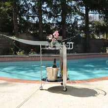 Load image into Gallery viewer, Anne Home - Round 2-Tier Serving Trolley | Home bar Bar Cart | Vintage style Beverage cart