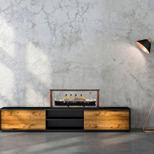 Load image into Gallery viewer, DISPLAY CASE FOR CRUISE LINER MIDSIZE CLASSIC BROWN | HIGH QUALITY| Handcrafted Wooden Display Case for Model Ships