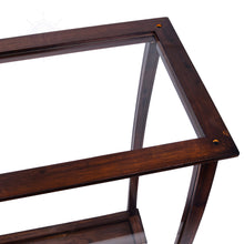 Load image into Gallery viewer, DISPLAY CASE FOR MIDSIZE TALL SHIP CLASSIC BROWN | HIGH QUALITY| Handcrafted Wooden Display Case for Model Ships