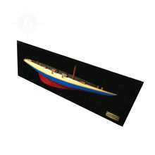 Load image into Gallery viewer, RAINBOW HALF-HULL SCALED MODEL BOAT YACHT HANDMADE | Museum-quality | Home & Office Decoration