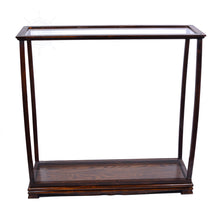 Load image into Gallery viewer, TABLE TOP DISPLAY CASE CLASSIC BROWN | HIGH QUALITY| Handcrafted Wooden Display Case for Model Ships
