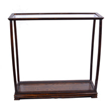 Load image into Gallery viewer, TABLE TOP DISPLAY CASE CLASSIC BROWN | HIGH QUALITY| Handcrafted Wooden Display Case for Model Ships