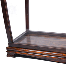 Load image into Gallery viewer, TABLE TOP DISPLAY CASE CLASSIC BROWN | HIGH QUALITY| Handcrafted Wooden Display Case for Model Ships