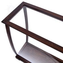 Load image into Gallery viewer, TABLE TOP DISPLAY CASE CLASSIC BROWN | HIGH QUALITY| Handcrafted Wooden Display Case for Model Ships