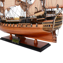 Load image into Gallery viewer, HMS SURPRISE MODEL SHIP MEDIUM | Museum-quality | Fully Assembled Wooden Ship Models