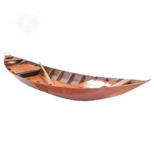 Load image into Gallery viewer, SOUTH EAST ASIA SAMPAN BOAT RED BOTTOM THUYEN BA LA TAM BAN - DISPLAY ONLY | WOODEN BOAT