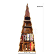 Load image into Gallery viewer, CANOE BOOK SHELF VERSION 2 | Museum-quality | Fully Assembled Wooden Ship Model
