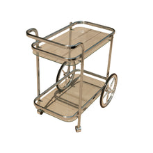 Load image into Gallery viewer, Anne Home - Elegant Serving Trolley | Home bar Bar Cart | Vintage style Beverage cart